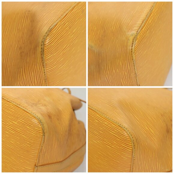 LOUIS VUITTON Epi Petit Noe Shoulder Bag Yellow M44109 LV Auth BD2091 - Picture 14 of 16